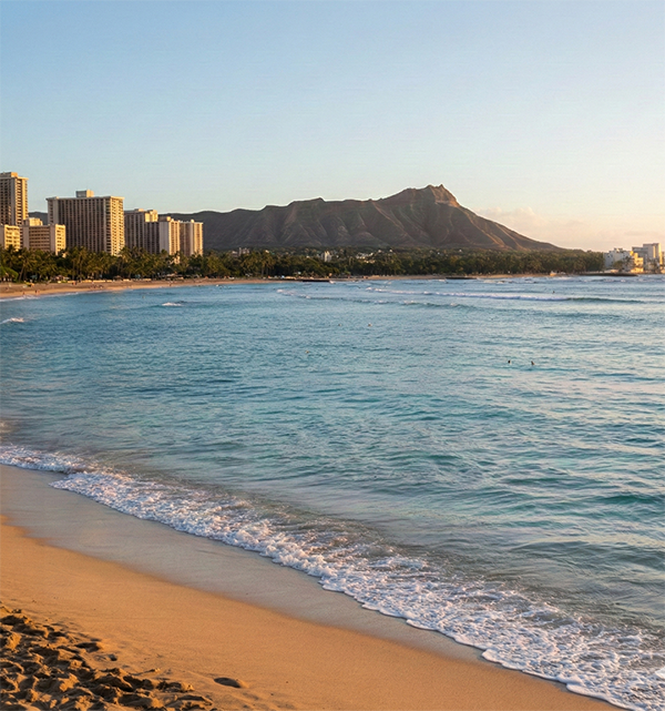 ハワイのビーチ